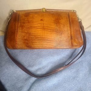MAKE OFFER! Vintage 1940's genuine Lizard skin bag. Deal!!